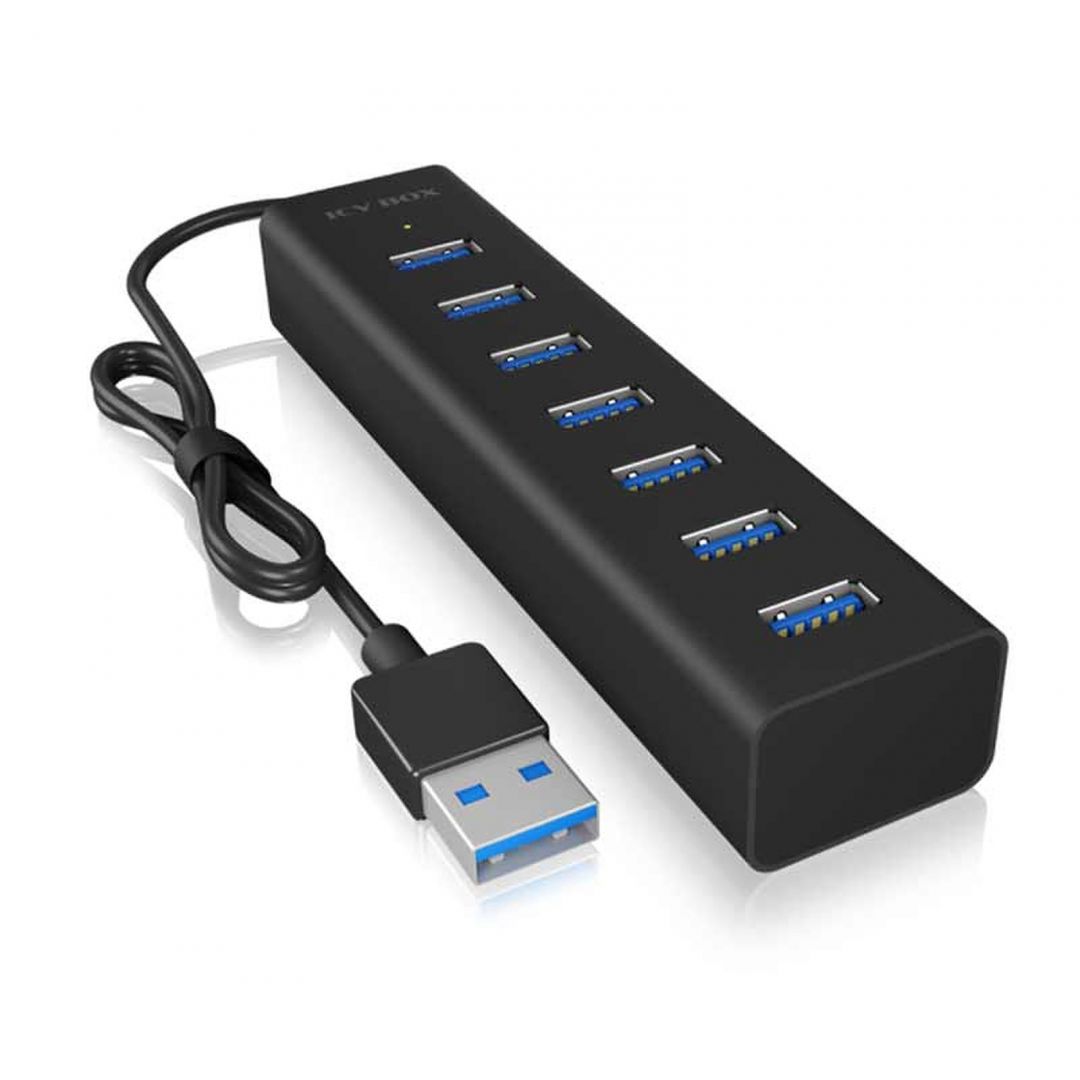 Raidsonic ICY BOX IB-HUB1700-U3 7-port USB3.0 Hub