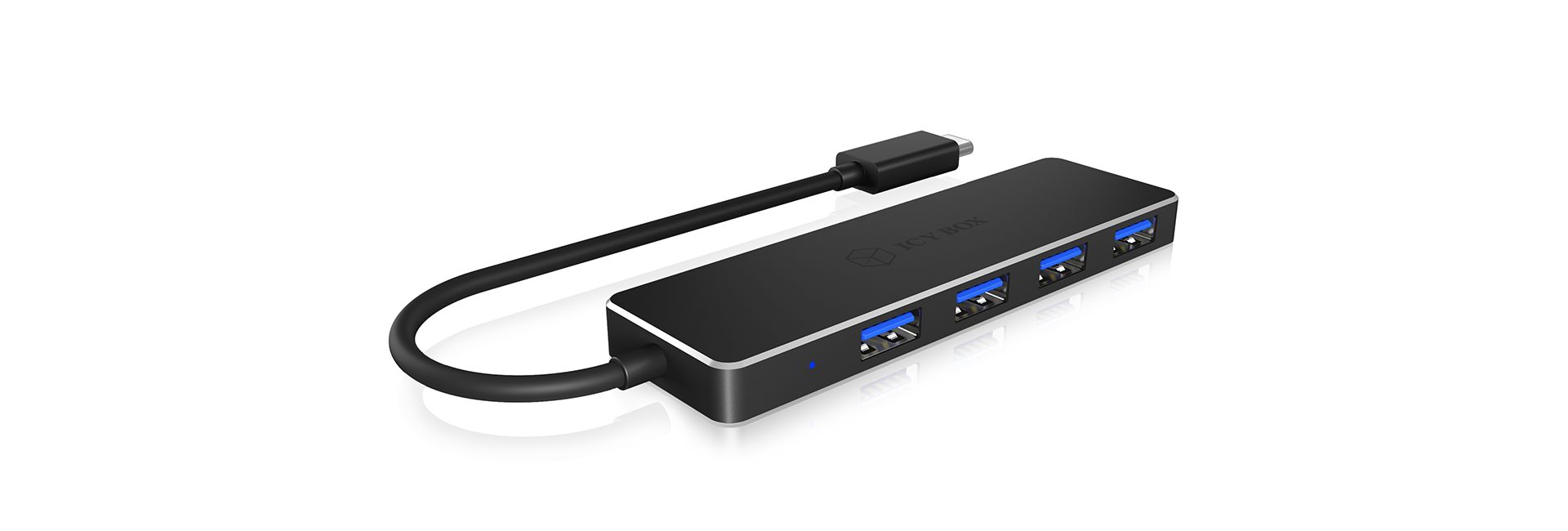 Raidsonic IcyBox IB-HUB1410-C3 USB3.0 Hub 4-Port USB Type-C Black