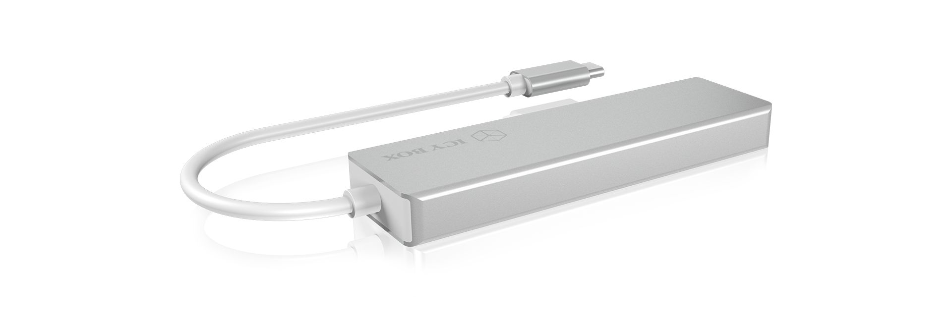 Raidsonic IcyBox IB-HUB1413-CR USB 3.0 Type-C USB hub with 3 USB ports and multi-cardreader Grey