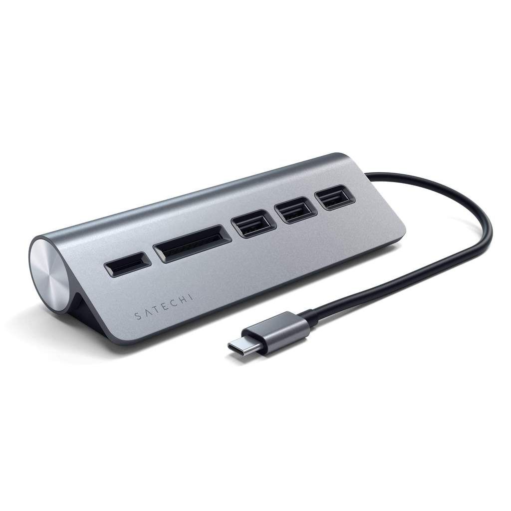 Satechi USB-C Combo Hub for Desktop Aluminium Space Gray