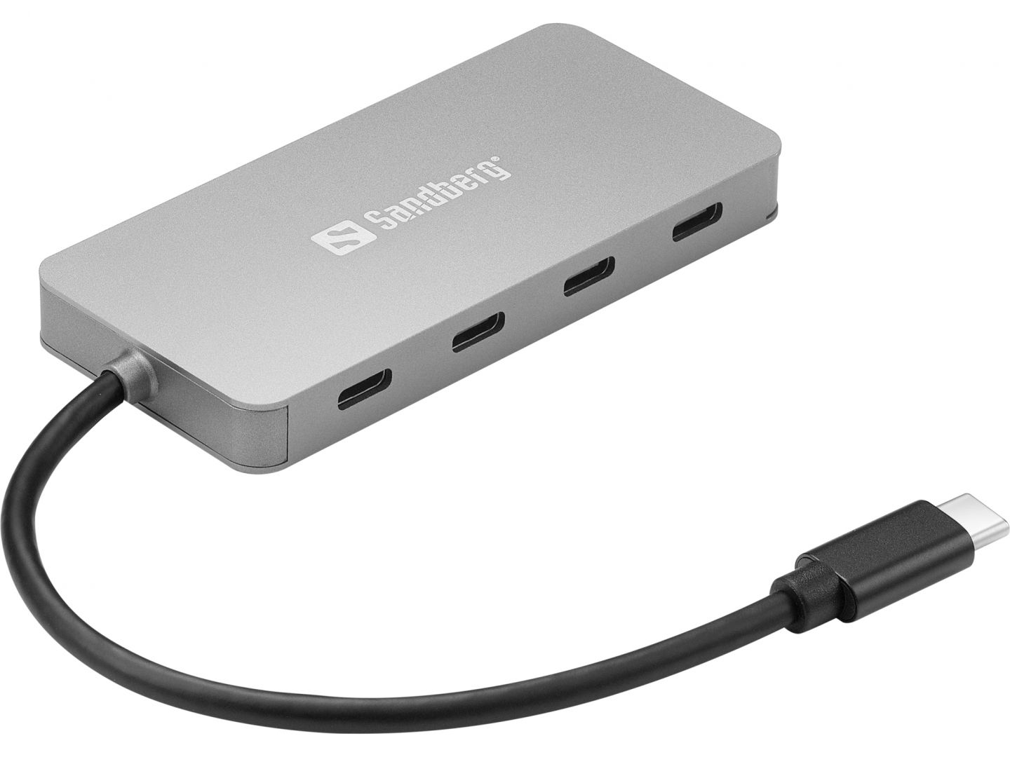 Sandberg USB-C to 4 x USB-C Hub Silver