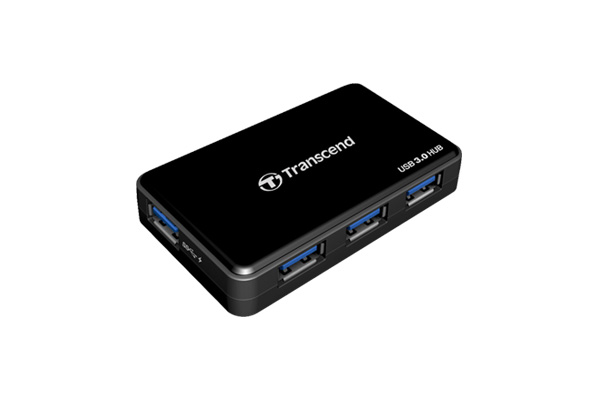 Transcend HUB3K USB3.0 4-Port Black