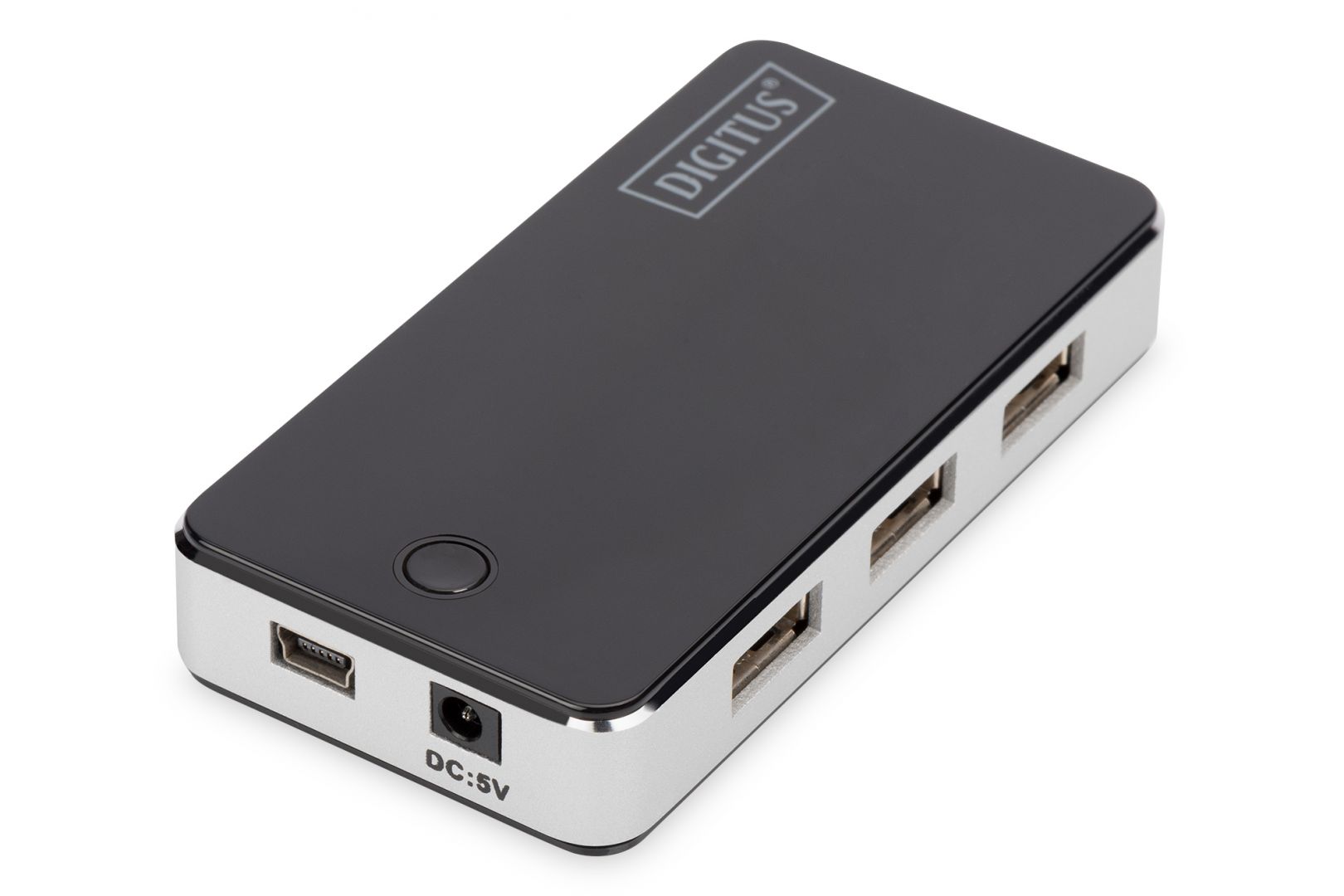 Digitus USB 2.0 Hub 7-port, 7x USB A/F, 1x USB mini