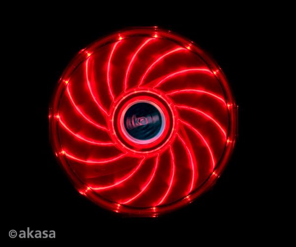 Akasa Vegas Red LED 12cm Case Fan