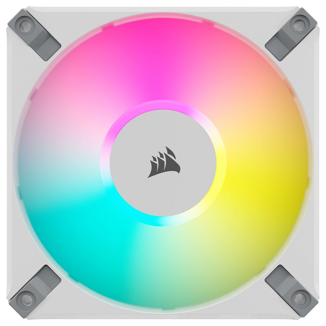 Corsair iCUE AF120 RGB ELITE 120mm PWM Triple Fan Kit White