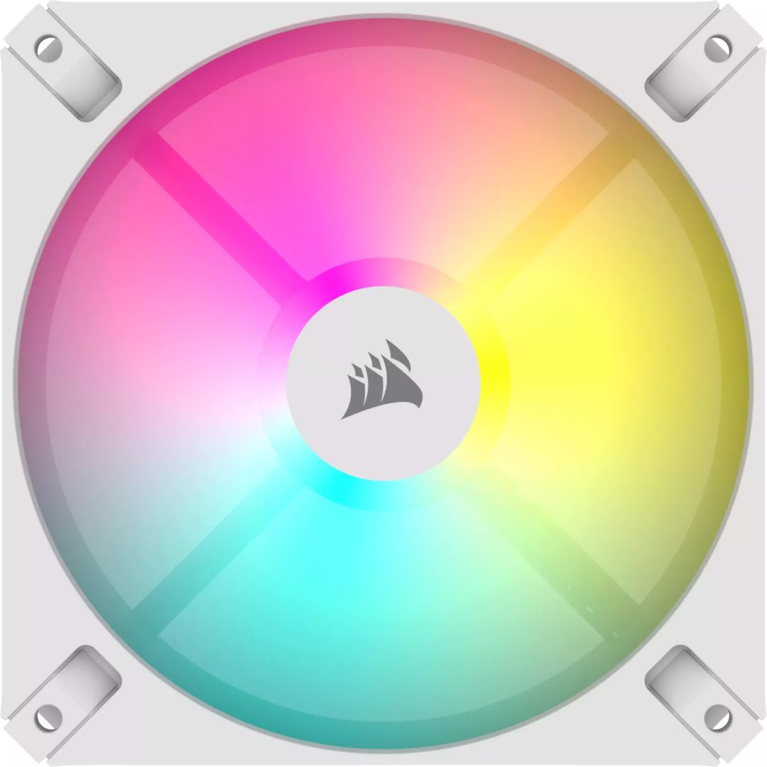 Corsair iCUE AR120 Digital RGB 120mm PWM Fan Single Pack White