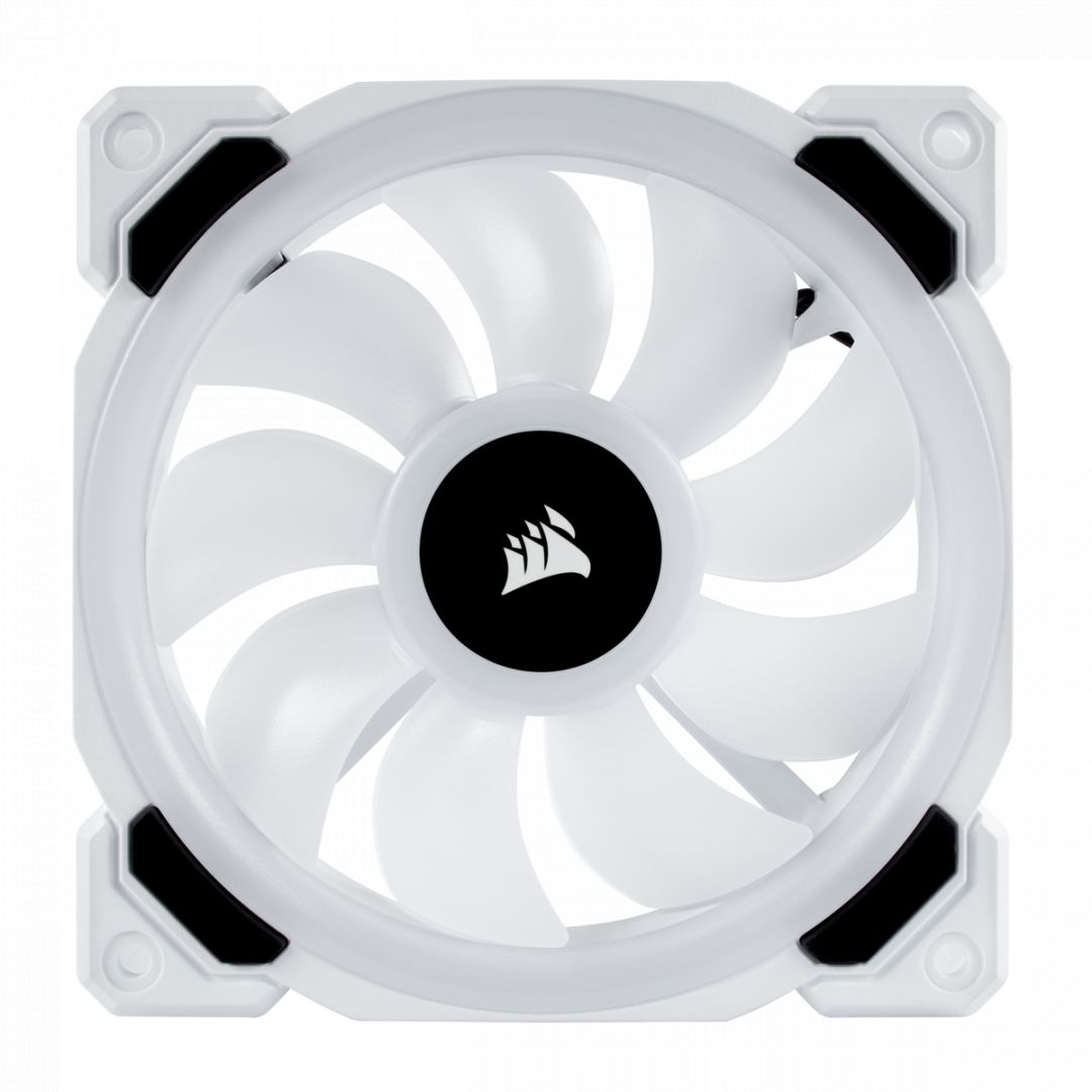 Corsair LL120 RGB 120mm Dual Light Loop White RGB LED PWM Fan - Single Pack