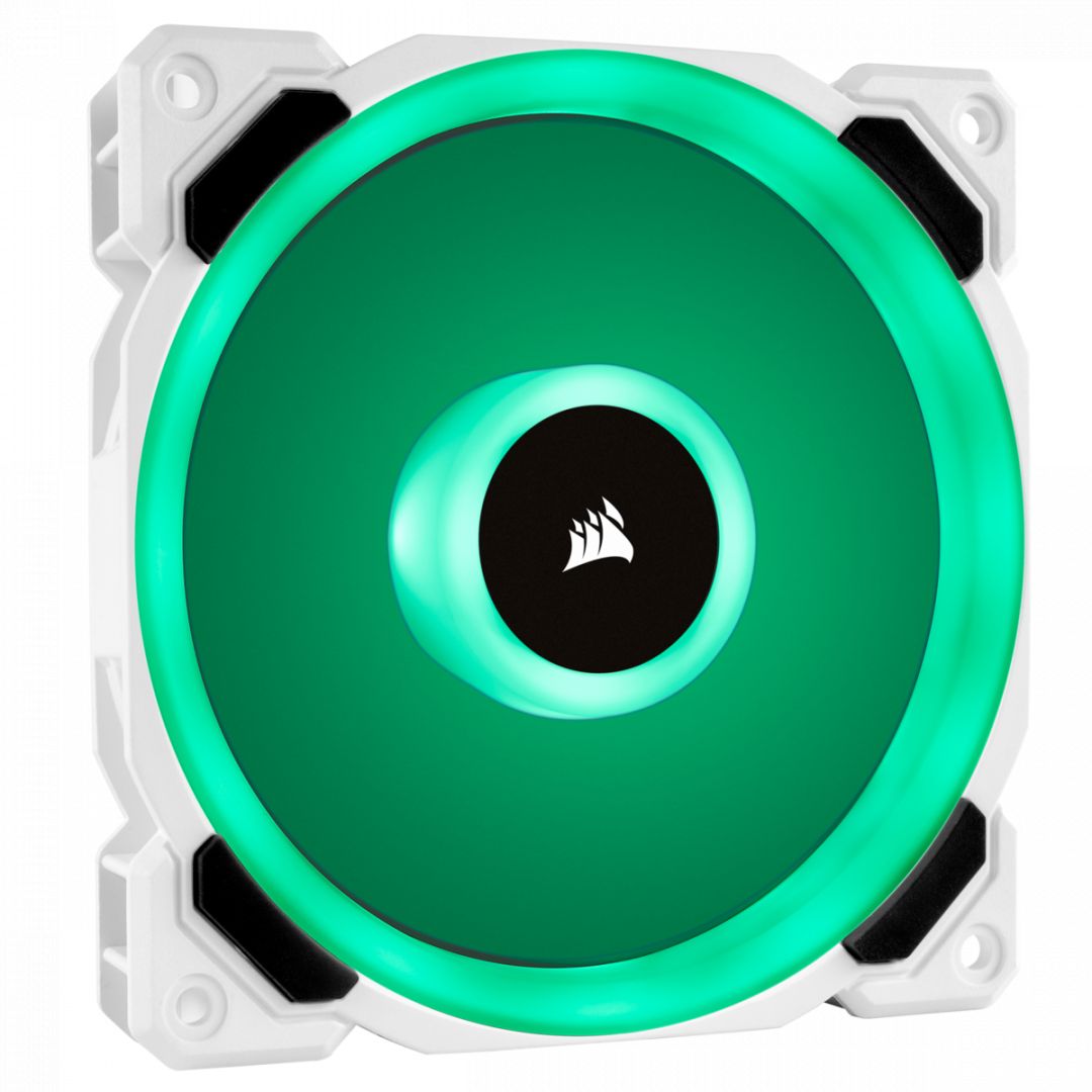 Corsair LL120 RGB 120mm Dual Light Loop White RGB LED PWM Fan - Single Pack