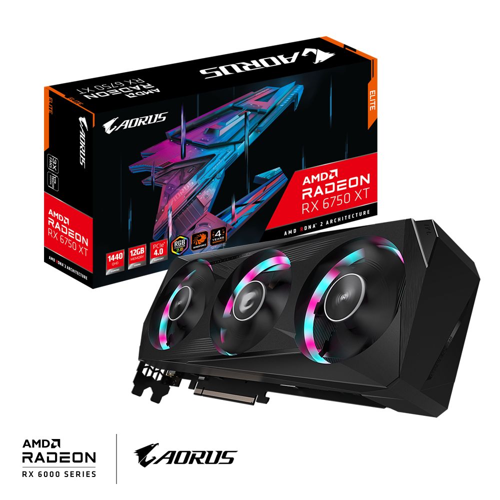 Gigabyte RX6750 XT AORUS ELITE 12G