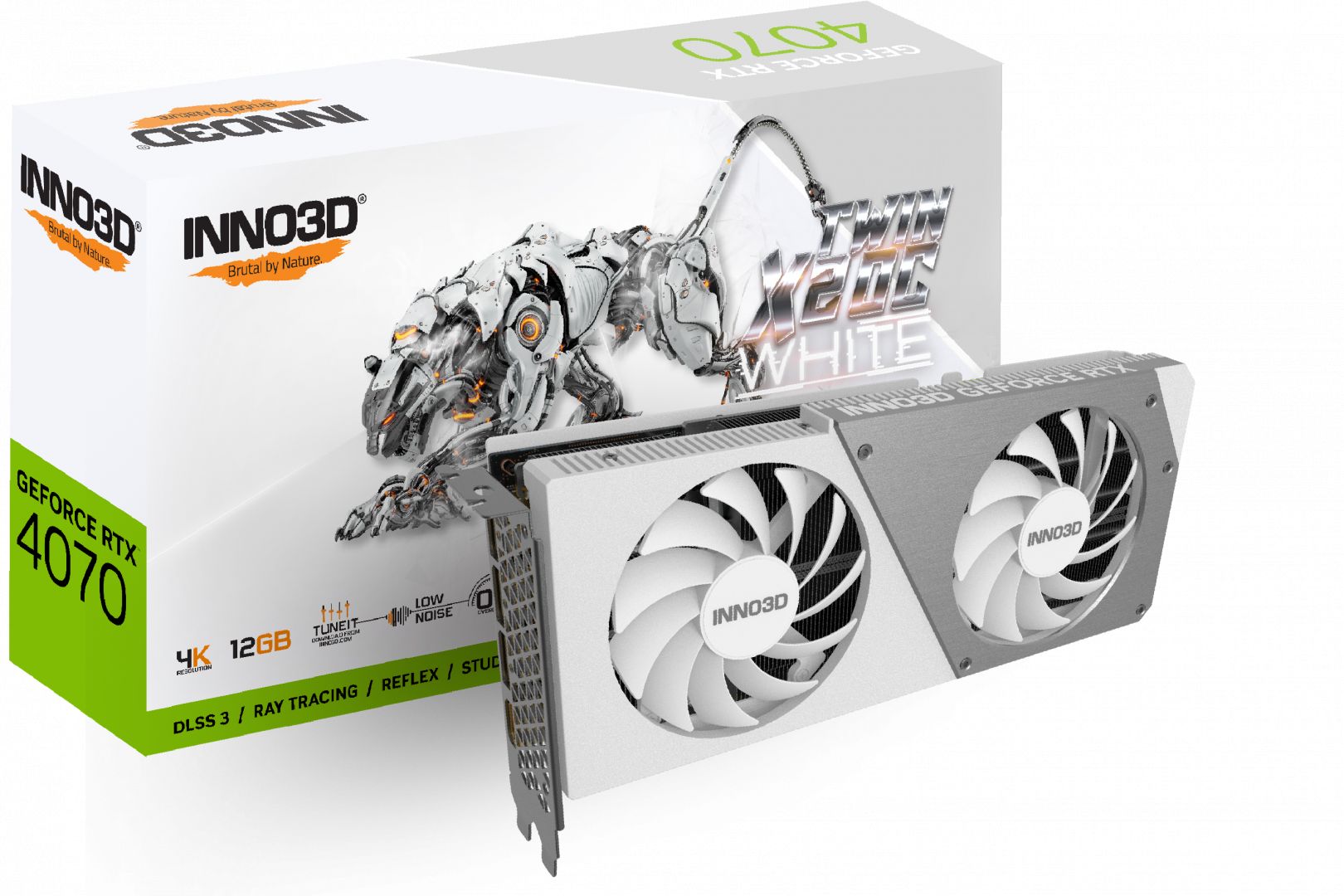 Inno3D GeForce RTX4070 12GB DDR6X Twin X2 OC White