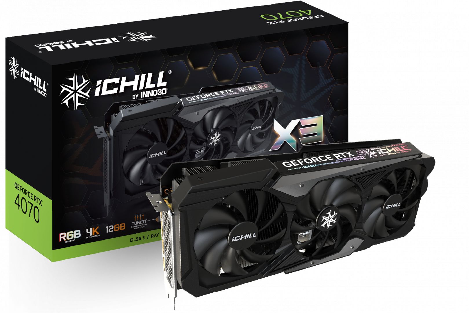 Inno3D GeForce RTX4070 12GB DDR6X iChill X3