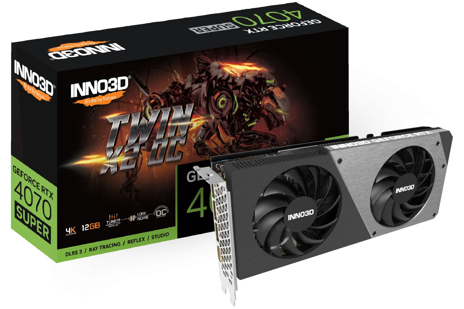 Inno3D GeForce RTX4070 Super 12GB DDR6X Twin 2X OC