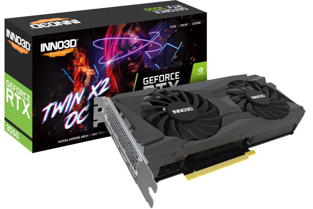 Inno3D GeForce RTX3060 8GB DDR6 Twin X2 OC (LHR)