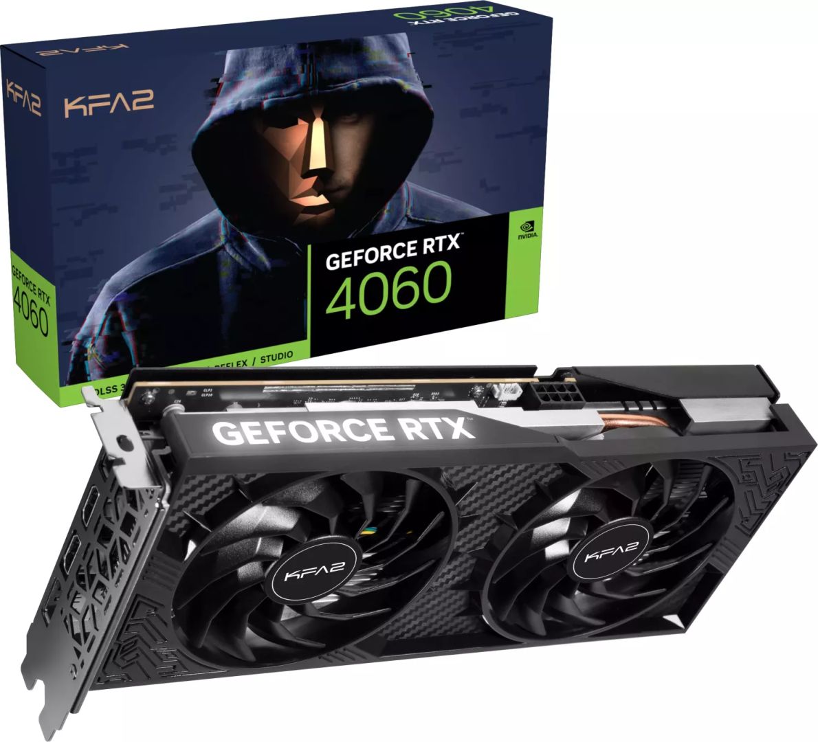 KFA2 GeForce RTX4060 8GB ( 1-Click OC 2X)