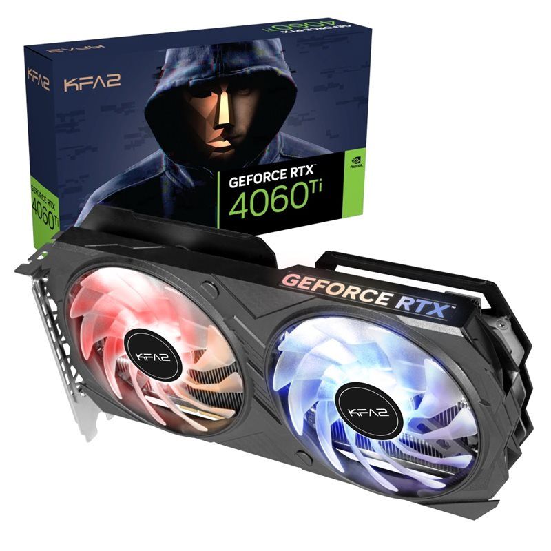 KFA2 GeForce RTX4060 Ti 16GB DDR6 EX (1-Click OC)