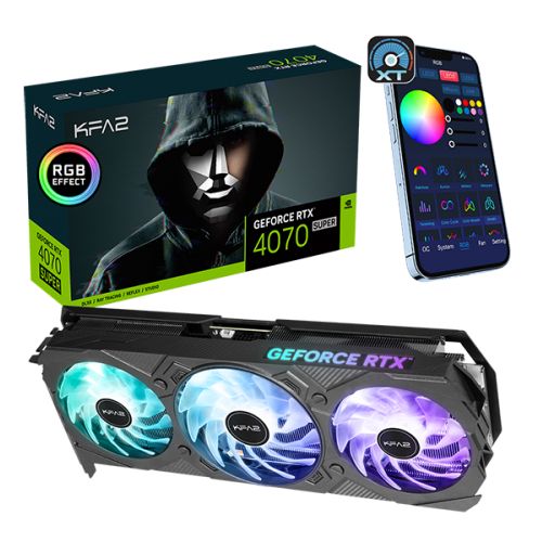 KFA2 GeForce RTX4070 Super 12GB DDR6X EX OC Gamer (1-Click OC)