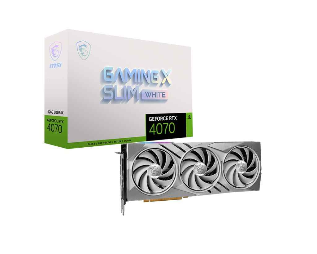 Msi RTX4070 GAMING X SLIM WHITE 12G