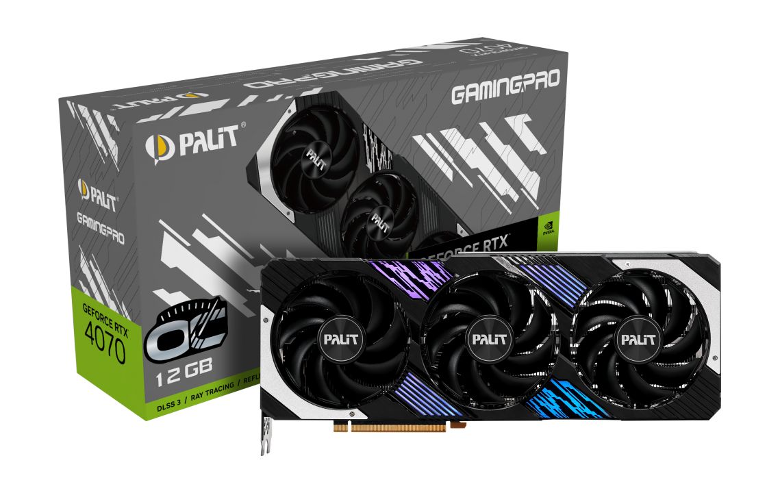 Palit GeForce RTX4070 12GB DDR6X GamingPro OC