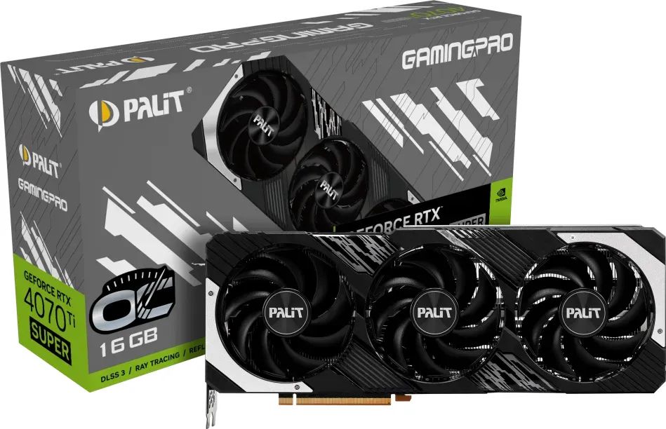 Palit GeForce RTX4070 Ti Super 16GB DDR6X Gaming Pro OC