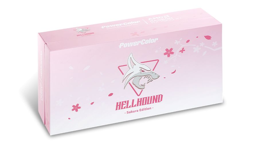 PowerColor RX7800 XT 16GB DDR6 Hellhound Sakura Limited Edition