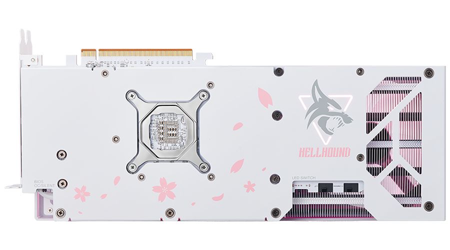 PowerColor RX7800 XT 16GB DDR6 Hellhound Sakura Limited Edition