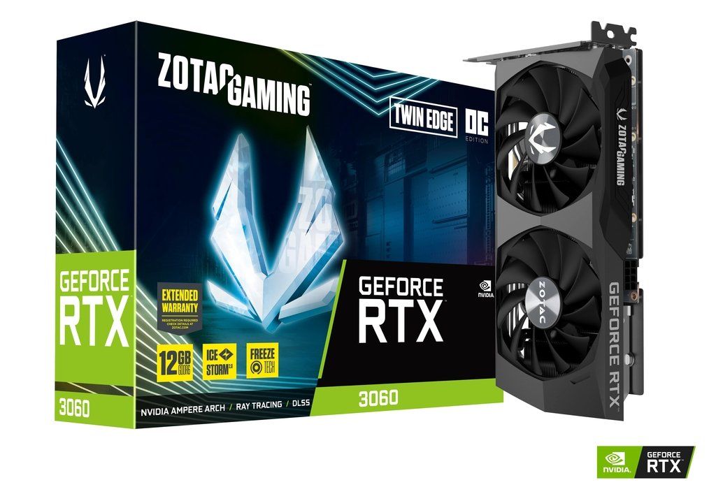 Zotac GeForce RTX3060 12GB DDR6 Twin Edge OC (LHR)