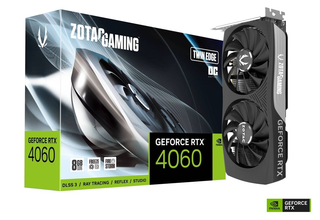 Zotac GeForce RTX4060 8GB DDR6 Twin Edge OC