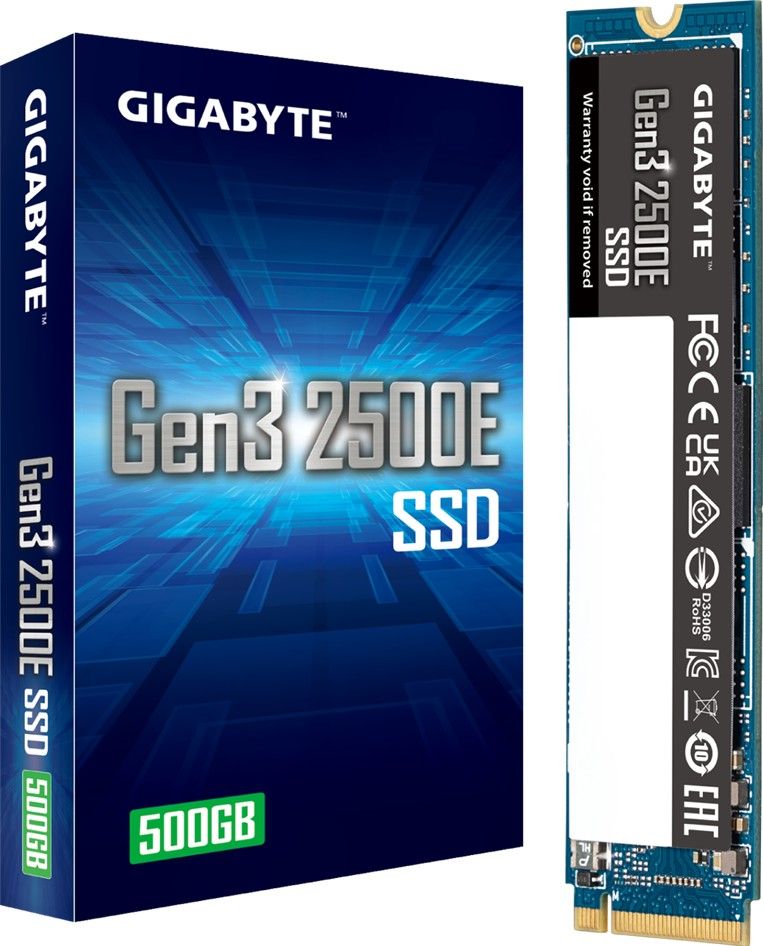 Gigabyte 500GB M.2 2280 NVME Gen3 2500E